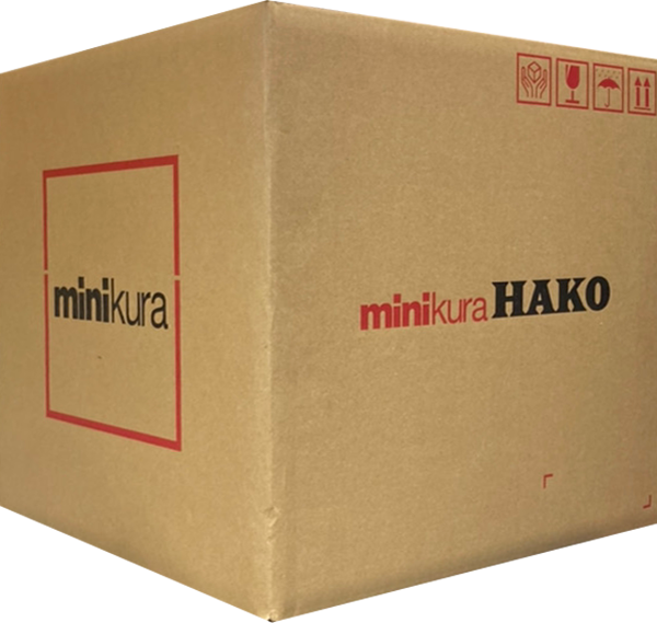 minikura(ミニクラ)の段ボール組み立て後